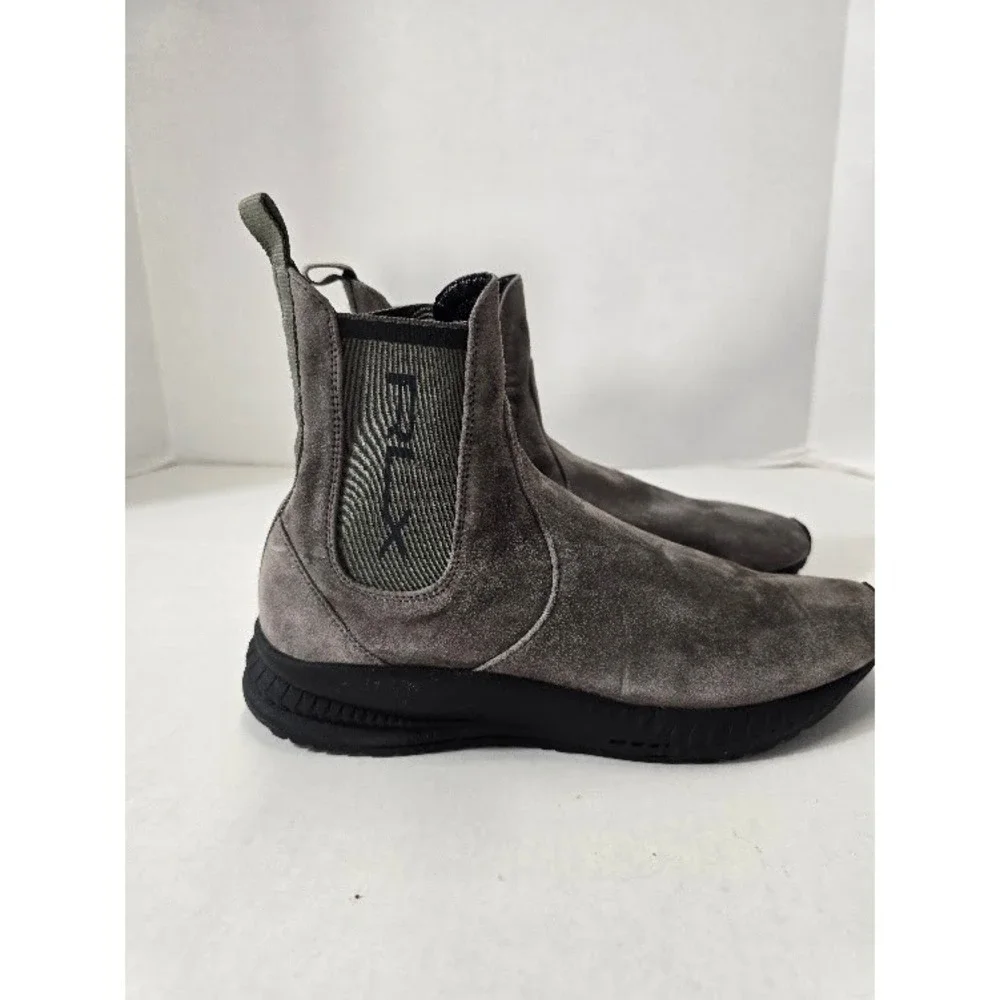 RLX Ralph Lauren Boots Grey Excellent Suede Vibram Sole